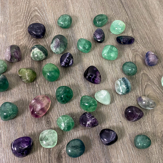 Fluorite Tumbled