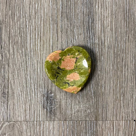 Gemstone Heart Worry Stone