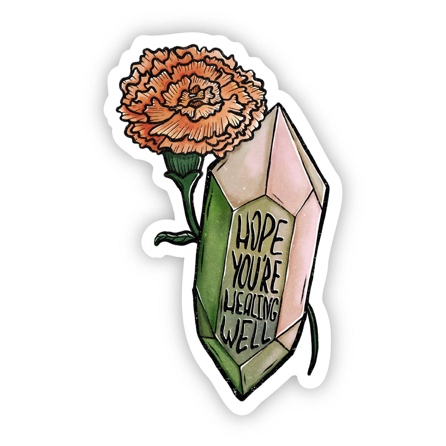 Crystal Healing Sticker