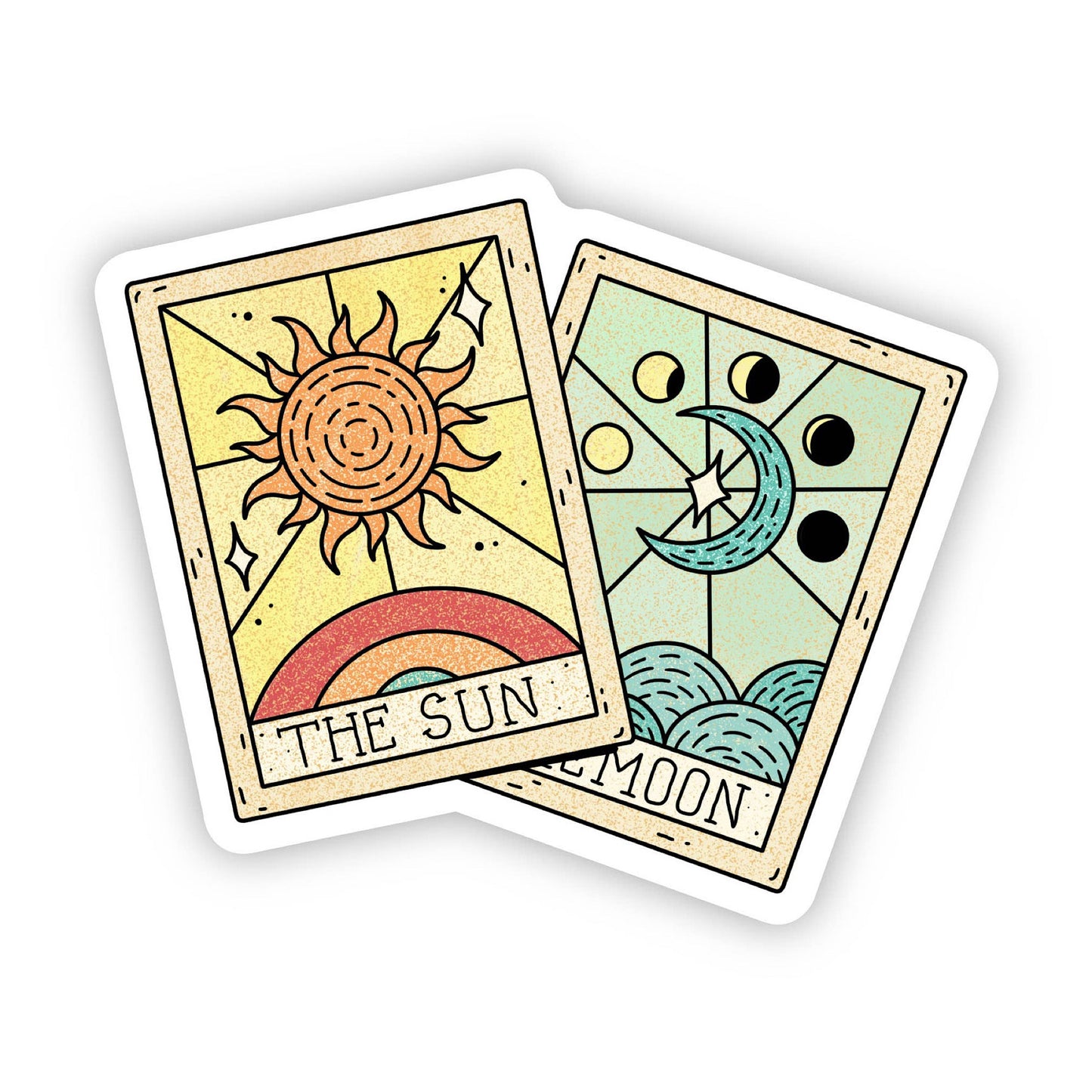 The Sun and The Moon Tarot Sticker